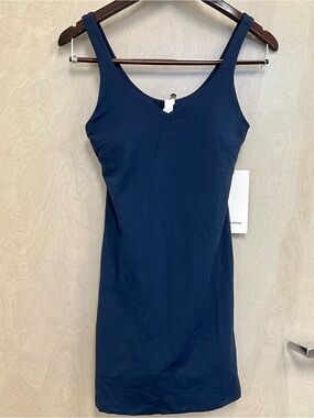 Lululemon Align Dress *Sleek Liner True Navy Blue Size 6 NWT